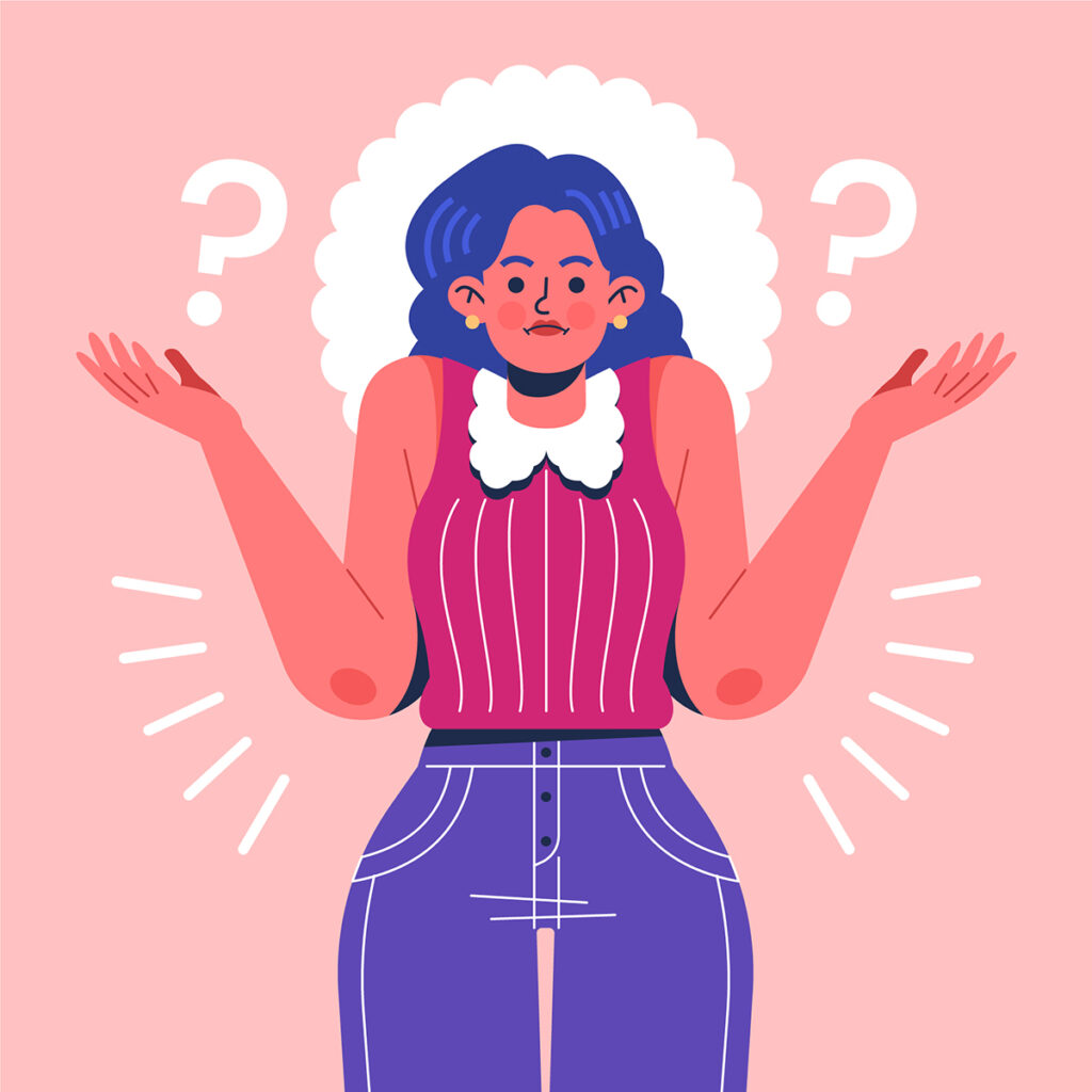 Mujer preguntándose si el FAQ SEO funciona o no.