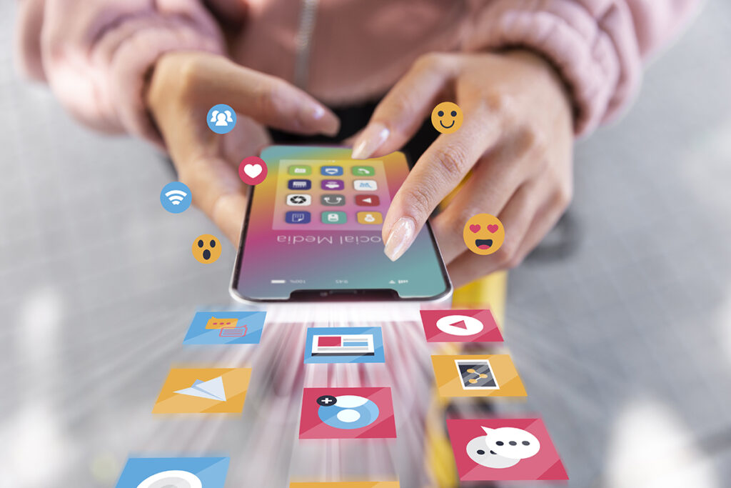 Social Media Manager mostrando las herramientas que usa para gestionar redes sociales de forma rápida y sencilla.